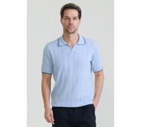 Poloshirt FELIX HARDY "Polo Shirt Kurzarm", Herren, Gr. XL, blau, 100% Baumwolle, Shirts (79644843-XL) blau