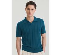 Poloshirt FELIX HARDY "Strick-Polo Shirt Kurzarm", Herren, Gr. XL, blau (oliv), 100% Baumwolle, Shirts (60046140-XL) oliv