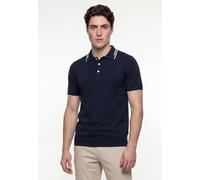 Poloshirt FELIX HARDY "Strick-Polo Shirt Kurzarm", Herren, Gr. XXL, navy, 100% Baumwolle, Shirts (70993239-XXL) navy