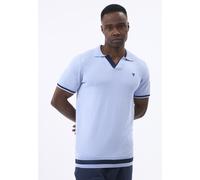 Poloshirt FELIX HARDY "Trikot Kurzarm Polo Shirt", Herren, Gr. L, blau, 50% Baumwolle, 50% Polyacryl, Shirts (33961556-L) blau