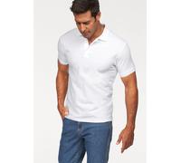 Poloshirt FRUIT OF THE LOOM, Herren, Gr. 3XL (64/66), weiß, Piqué, Obermaterial: 100% Baumwolle, unifarben, schmal hüftbedeckend, Rundhals, Shirts, Piqué, unifarben (370295-XXXL) weiß