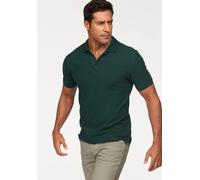 Poloshirt FRUIT OF THE LOOM, Herren, Gr. S (44/46), grün (dunkelgrün), Piqué, Obermaterial: 100% Baumwolle, unifarben, schmal, Shirts, Piqué (423793-S) dunkelgrün