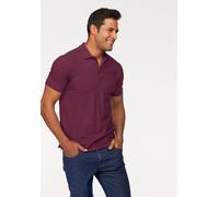 Poloshirt FRUIT OF THE LOOM, Herren, Gr. XL (56/58), rot (burgund), Piqué, Obermaterial: 100% Baumwolle, unifarben, schmal hüftbedeckend, Rundhals, Shirts, Piqué, unifarben, Topseller (665301-XL) burg