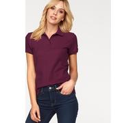 Poloshirt FRUIT OF THE LOOM "Lady-Fit Premium Polo", Damen, Gr. M (38), rot (burgund), Piqué, Obermaterial: 100% Baumwolle, unifarben, Basic, sehr figurbetont, Rippstrickbündchen, Shirts (333078-M) bu