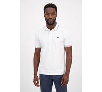 Fynch-Hatton Poloshirt Contrast Tipping Damen mit Logo Stickerei Weiß 100% Baumwolle Größe 3XL