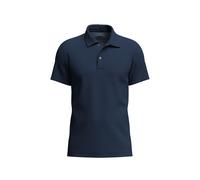Poloshirt FYNCH-HATTON, Herren, Gr. L, blau (misty blau), Jersey, Obermaterial: 100% Baumwolle, unifarben, regular fit taillenbedeckt, gerader Abschluss, Shirts, mit Logo Stickerei (85221264-L) misty