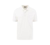 Poloshirt FYNCH-HATTON, Herren, Gr. L, new sanftes weiß, Web, Obermaterial: 100% Baumwolle, unifarben, regular fit normal, ohne Ausschnitt, Shirts, regular fit Passform, 2-Knopf-Kragen, aus reiner Bau