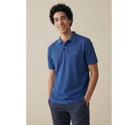 Fynch-Hatton Poloshirt Kurzarm Regular-Fit Premium-Baumwolle Label-Stitching Midnight Größe M