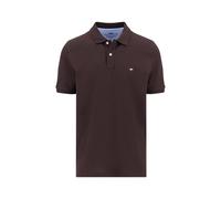 Poloshirt FYNCH-HATTON, Herren, Gr. M, soil, Jersey, Obermaterial: 100% Baumwolle, unifarben, regular fit normal, ohne Ausschnitt, abgesteppte Kante, Shirts, mit Logo-Stickerei (79298907-M) soil