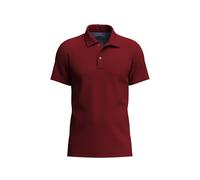 Poloshirt FYNCH-HATTON, Herren, Gr. S, rot (garnet rot), Jersey, Obermaterial: 100% Baumwolle, unifarben, regular fit taillenbedeckt, gerader Abschluss, Shirts, mit Logo Stickerei (23638427-S) garnet