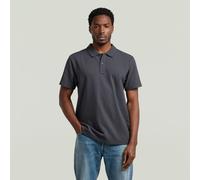 Poloshirt G-STAR "Core Regular Jacquard Polo", Herren, Gr. XL, petrol, Jersey, Obermaterial: 100% Baumwolle, unifarben, regular fit hüftbedeckend, abgesteppte Kante, Shirts, aus Baumwolle (11577138-XL