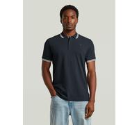 Poloshirt G-STAR "Dunda Slim Stripe Poloshirt", Herren, Gr. XXS, salute, Obermaterial: 95% Baumwolle, 5% Elasthan, Shirts (21324162-XXS) salute