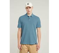 Poloshirt G-STAR "Essential Poloshirt", Herren, Gr. M, blau (niagara gd), Obermaterial: 100% Baumwolle, Shirts (15357364-M) niagara gd