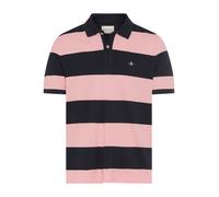 Poloshirt GANT "BLOCK STRIPE", Damen, Gr. 3XL, bubbelgum pink, Jersey, Obermaterial: 100% Baumwolle, regular fit normal, Rundhals, eingesetzt gerader Abschluss, Shirts, Regular fit mit Polokragen (569
