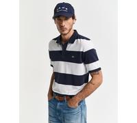 Gant Block Stripe Kurzarm-poloshirt XL Evening Blue