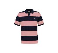 Poloshirt GANT "Poloshirt BLOCK STRIPE POLO", Herren, Gr. XL, pink (pink (bubblegum pink)), Obermaterial: 100% Baumwolle CO., Shirts (22056048-XL) pink (bubblegum pink)