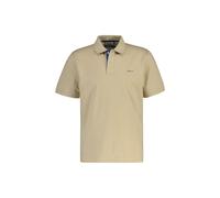 GANT Poloshirt Kontrast Piqué Regular Fit Kurzarm Herren Oat Beige XXXL