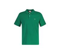 GANT Herren Poloshirt - REGULAR SHIELD, Kurzarm, Knopfleiste, Pique, Stickerei Grün (Wild Green) L