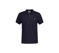 GANT Poloshirt SLIM SHIELD SS PIQUE POLO Slim Fit Kurzarm 100% Baumwolle Evening Blue 3XL Herren