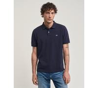 GANT Herren Reg Emb Archive Shield Polohemd, Evening Blue, 4XL EU