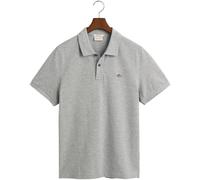 Gant Reg Shield Kurzarm-poloshirt M Grey Melange