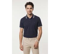 Poloshirt GANT "TIPPING", Herren, Gr. L, blau (evening blau), Piqué, Obermaterial: 100% Baumwolle, regular fit normal, Shirts (41150538-L) evening blau