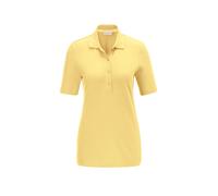 Poloshirt GOLDNER "Kurzgröße Poloshirt in hochwertigem Pikee", Damen, Gr. 23, gelb (margerite), Obermaterial: 100% Baumwolle CO., normal, Sonstiges, Shirts, Ohne (23279410-23) margerite