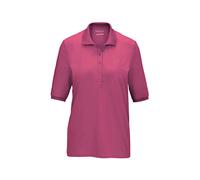 Poloshirt GOLDNER "Kurzgröße Poloshirt in hochwertiger Qualität", Damen, Gr. 24, pink (beere), Obermaterial: 94% Baumwolle CO. 6% Elasthan EL., Rippe, Shirts, Ohne (87859264-24) beere