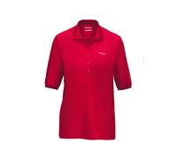 Poloshirt GOLDNER "Poloshirt in hochwertiger Pikee-Qualität", Damen, Gr. 52, rot (mohnrot), Obermaterial: 94% Baumwolle CO. 6% Elasthan EL., Rippe, Shirts, Ohne (91221269-52) mohnrot