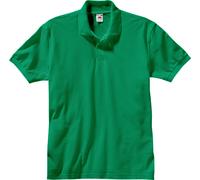 Poloshirt FRUIT OF THE LOOM "Poloshirt", Herren, Gr. 7, grün, 100% Baumwolle, unifarben, Shirts (525673-7) grün