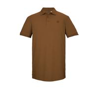 Poloshirt "GS 53 MN PLSHRT", Herren, Gr. M, braun (khaki), Obermaterial: 100% Baumwolle.Obermaterial 2: 95% Baumwolle, 5% Elasthan, G.I.G.A. DX BY KILLTEC, ohne Ausschnitt, Shirts, Herren Polo-Shirt,