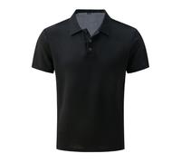Poloshirt Herren Eisseide T-Shirt Männer Regular Herrenmode Sportshirt Slim Fit T-Shirt Herren Shortsleeve atmungsaktives Sportshirt Frühling Sommer Sportshirt Herren