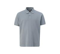 Poloshirt, Herren, Gr. 4XL, grau, Piqué, Obermaterial: 100% Baumwolle, S.OLIVER MEN BIG SIZES, unifarben, normal hüftbedeckend, Rundhals, Bündchen, Shirts, Kurzarm-Polo aus Baumwolle - Große Größen (6