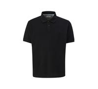 Poloshirt, Herren, Gr. 5XL, schwarz, Piqué, Obermaterial: 100% Baumwolle, S.OLIVER MEN BIG SIZES, unifarben, normal hüftbedeckend, Rundhals, Bündchen, Shirts, Kurzarm-Polo aus Baumwolle - Große Größen