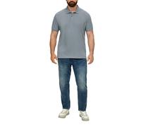 Poloshirt aus Baumwollpiqué XXL grau