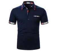 Poloshirt Herren Kurzarm Mit Brusttasche: T-Shirts Für Herren Weiß V-Ausschnitt Hemden Comfort Fit Tshirt Casual Hemd Modern Kurzarmhemd Mit Print Business Hemd/Henley Shirt/Arbeitshemd/Freizeithemden