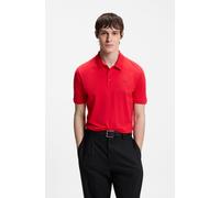 Poloshirt HUGO "Donos", Herren, Gr. L, open pink693, Piqué, Obermaterial: 100% Baumwolle, unifarben, regular fit normal, Rundhals, Bündchen, Shirts, Regular Fit, Baumwoll-PiquÃ¨ (42444643-L) open pink