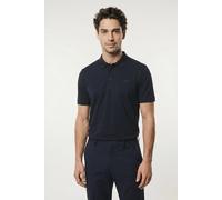 Poloshirt HUGO "Donos", Herren, Gr. XXL, schwarz (dunkelblau408), Piqué, Obermaterial: 100% Baumwolle, unifarben, regular fit normal, Rundhals, Bündchen, Shirts, Regular Fit, Baumwoll-Piqué (17952809-