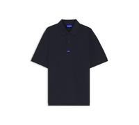 Poloshirt HUGO "Nolitos", Herren, Gr. XL, dunkelblau405, Jersey, Obermaterial: 100% Baumwolle, unifarben, loose fit normal, Rundhals, Bündchen, Shirts, Polokragen, Loose Fit, reine Baumwolle (95138855