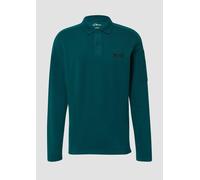 Poloshirt im Fabricmix aus leichter Sweatware L grün 2170139.7953.L