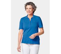 Poloshirt in hochwertiger Pikee-Qualität blau 42