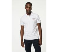 Poloshirt JACK & JONES "JJAERO POLO SS", Herren, Gr. S, hellweiß, Jersey, Obermaterial: 100% Baumwolle, unifarben, regular fit normal, ohne Ausschnitt, Shirts, Baumwolle, regular fit (55552869-S) hell