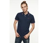 Poloshirt JACK & JONES "JJBLAZE POLO SS", Herren, Gr. M, navy blazer, Jersey, Obermaterial: 60% Baumwolle, 40% Polyester, unifarben, regular fit, Shirts (36714624-M) navy blazer