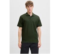 Poloshirt JACK & JONES "JJEAUSTIN POLO SS NOOS", Herren, Gr. S, duffel bag detail:classic, Jersey, Obermaterial: 58% Polyester, 40% Baumwolle, 2% Elasthan, unifarben, regular fit normal, ohne Ausschni