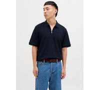 JACK & JONES Jjeaustin Zip Polo Ss Noos