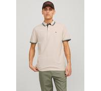 Jack & Jones Epaulos Poloshirt Slim Fit in Moonbeam XL Slim Fit