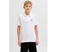 Jack & Jones Poloshirt JJALLIANCE POLO SS JNR Jungen Gr.152 Hellweiß 100% Baumwolle