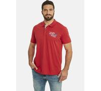 Jan Vanderstorm Comfort Fit Poloshirt Kurzarm dunkelrot