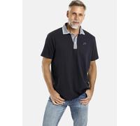 Poloshirt JAN VANDERSTORM "Poloshirt DANHY", Herren, Gr. XXL, blau (dunkelblau), Obermaterial: 100% Baumwolle CO., casual, comfort fit normal, ohne Ausschnitt, Shirts (83103753-XXL) dunkelblau
