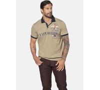 Poloshirt JAN VANDERSTORM "Poloshirt ERLING", Damen, Gr. XL, beige, Obermaterial: 100% Baumwolle CO., Shirts (11830541-XL) beige